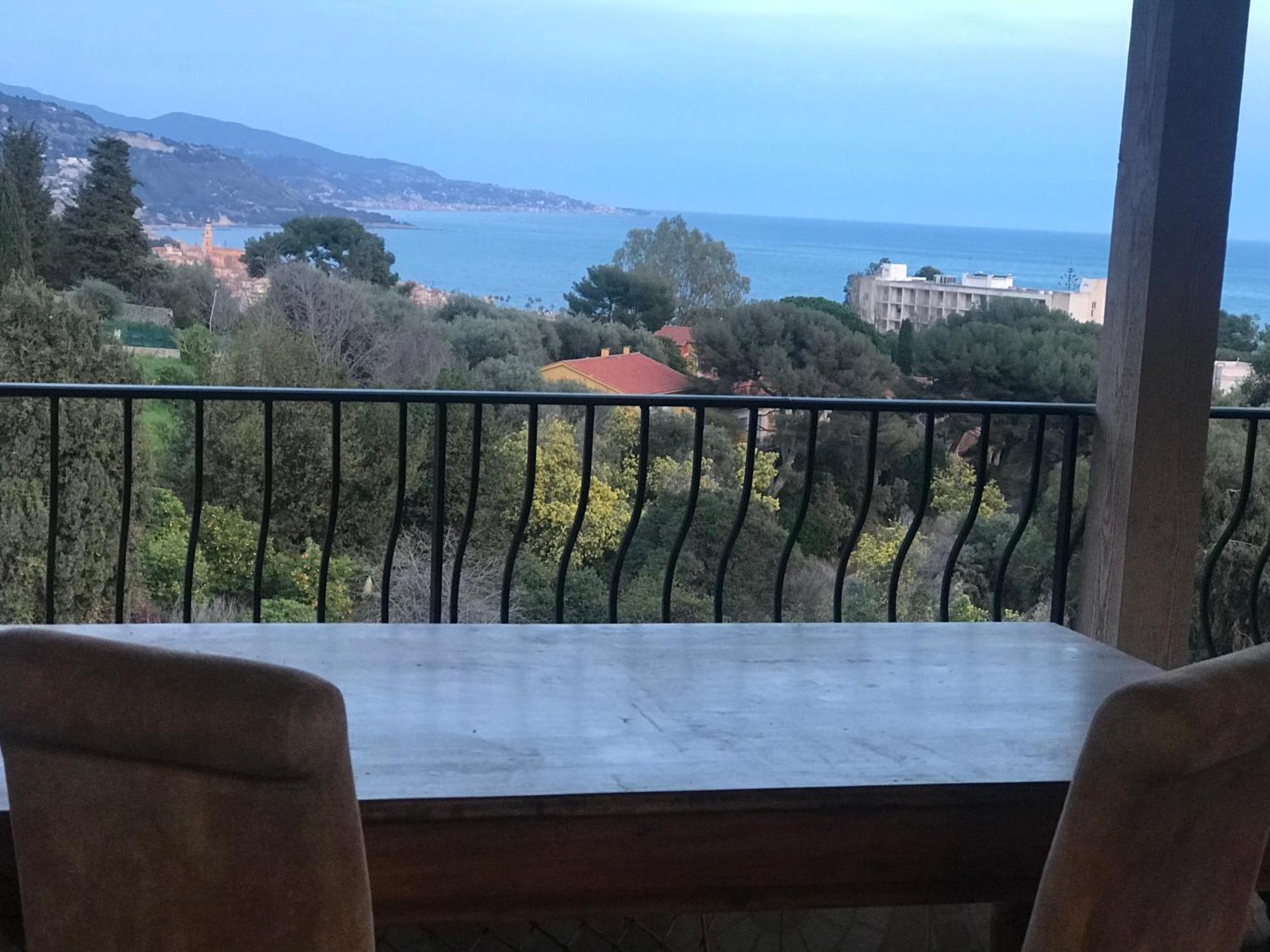 Appartement Villa Toit Terrasse Ментона Екстериор снимка