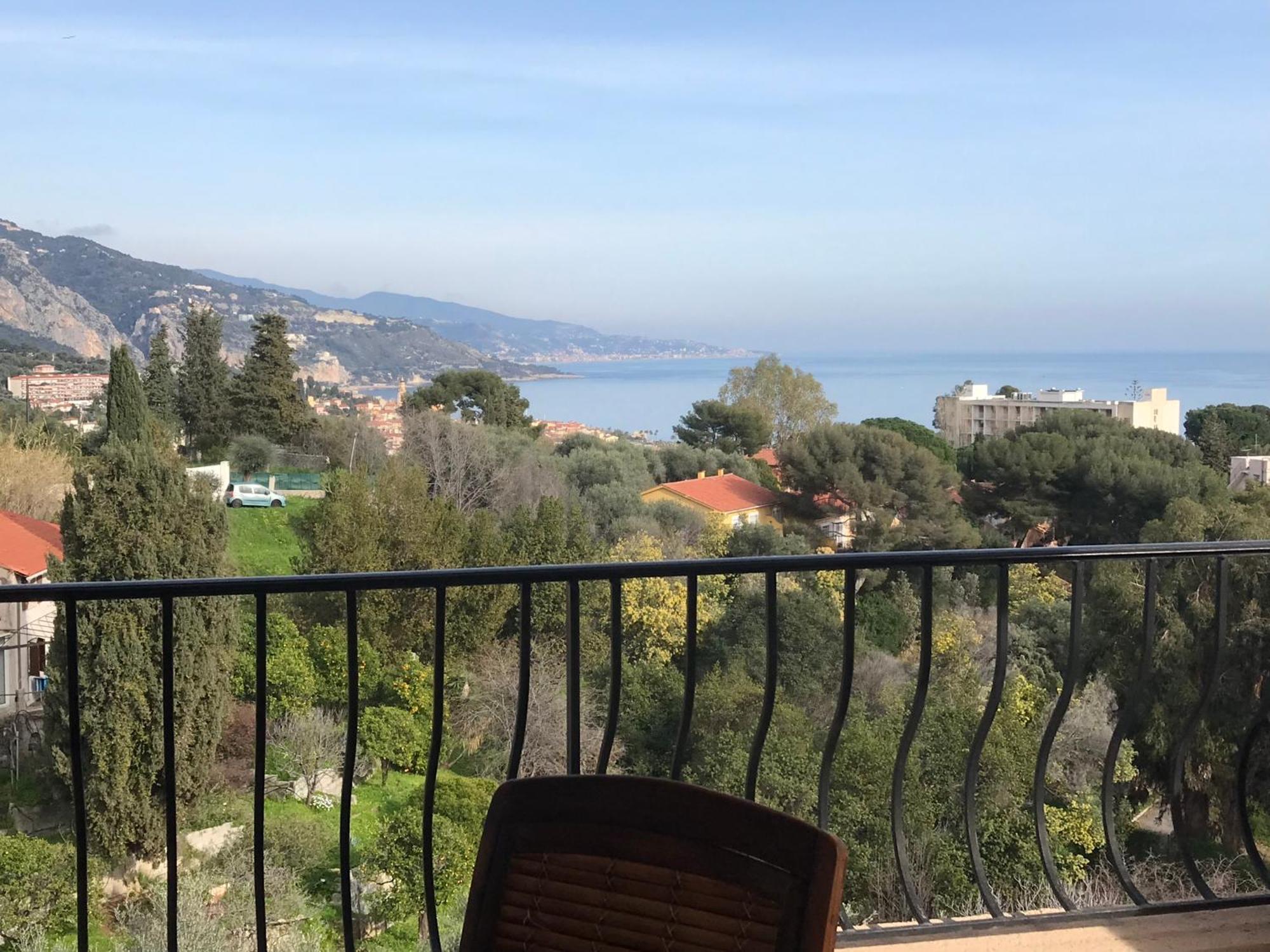 Appartement Villa Toit Terrasse Ментона Екстериор снимка
